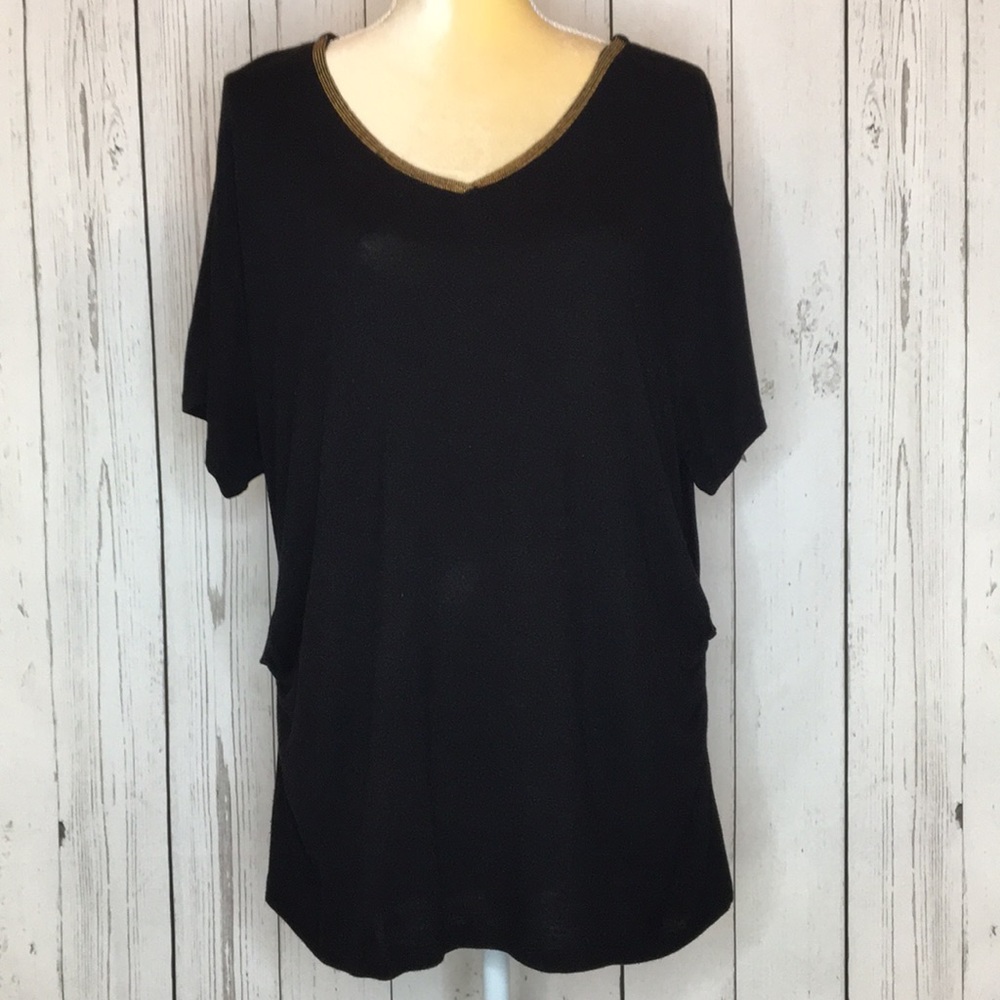 Ellen Tracy embellished collar